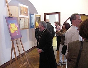The exhibition of posters by Sergey Stelmashonok in the Polish town of Siemiatycze