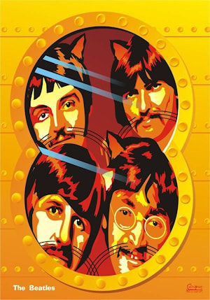 Poster Incredible legends about The Beatles   